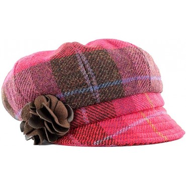 Mucros Weavers Irish Newsboy Cap for Women Wool Knit Hat for Winter - BLLDOYXER