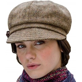 Newsboy Hat for Women's Cap 8 Panel Wool Made in Ireland - BPDQ5VWZ0