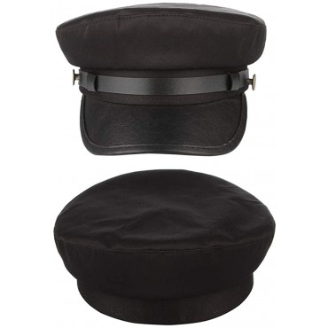S.CHARMA Chauffeur Hat for Men Women Classic Vintage Newsboy Cap Costume Hats - B7174O9LQ