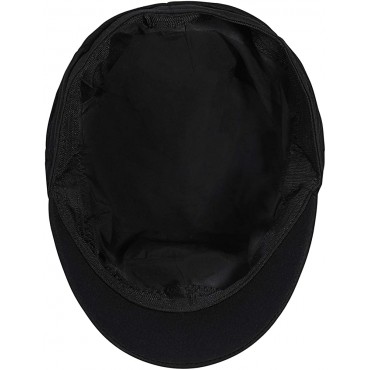 WETOO Womens Peaked Newsboy Cap for Women Soft Cotton Women Hats with Visor Rib Baker Boy Turban Chemo Baggy Beanie - BXY2Z5NXZ