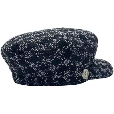 Willheoy Newsboy Hats for Women Baker Boy Hat Captain Sailor Hat Fiddler Beret Cap Biker Hat - BHV65GV1S