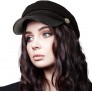 Womens Newsboy Navy Hat Sailor Fisherman Hat Cabbie Gatsby Pageboy Visor Beret Cap Fashion - BBC1NOR0K