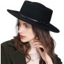 Comhats 100% Wool Fedora Hats Winter Women Cloche - BCGK25UUA