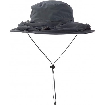 FALETO Men's t Safari Mesh Hats Outdoors Fishing Hat Sun Proction Cap with Neck Flat Bonnie Bucket Adjustable Caps Gorras para Hombres Summer Hunting Large Brim Hat for Women Grey - BLSAJUSTL
