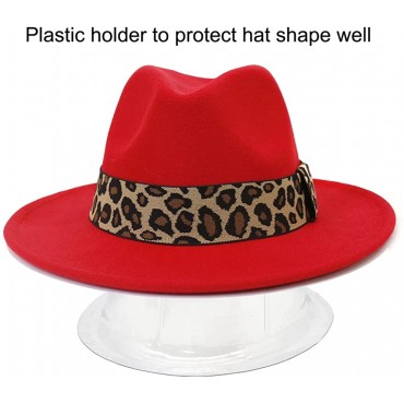 HUDANHUWEI Felt Fedora Hat for Women Fashionable Fedora Hats - BEC2P1OWL