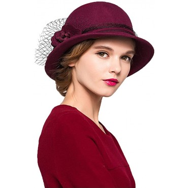 Maitose™ Women's Wool Felt Bowler Hat - BSSMOJ6TS