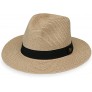 Wallaroo Hat Company Men's Palm Beach Hat UPF 50+ 2 3 4" Brim Polyester Braid Adjustable Fit - BK9BBC7NO
