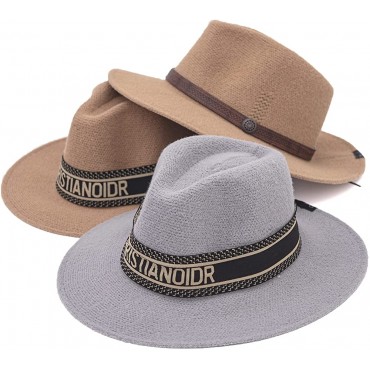 Wide-Brimmed Foldable hat Sunshade Fedora Breathable and Sweat-Absorbing Head Circumference 22''-24.8'' Adult Men Women - BS5CKF30C