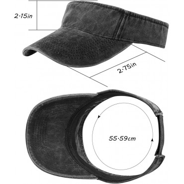 4 Pieces Sun Visor Sun Sports Adjustable Visor Sport Wear Athletic Visor Hat for Men Women Black Wine Red Dark Green Blue - B7TNZ6Y3C