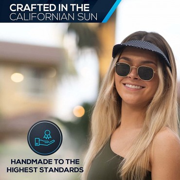 No Headache Sun Visors for Women | Original Square Brim | Visor Hats for Women | Golf and Tennis Visor | for All Sports - B73ZC33UI
