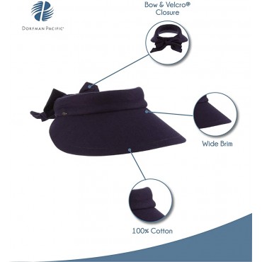 Scala Women's Visor Hat With Big Brim - BWDKCAUDA