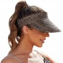 Straw Visors for Women Sun Visors for Women Visors for Women Straw Hats for Women Handmade Beach Hats for Women - B0C28I8TO