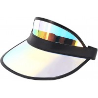 Surkat Plastics Multicolored Sun Visors UV Protection Hat Cap Headwear for Golf Tennis Cycle - BDT655P18