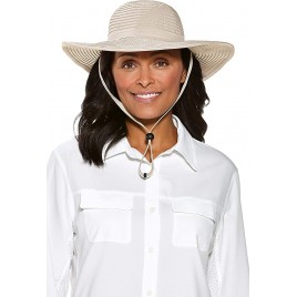 Coolibar UPF 50+ Women's Shelly Shapeable Travel Sun Hat Sun Protective - BYBZMLQK8