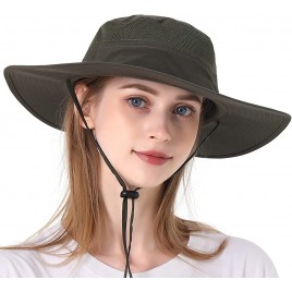 Jane Shine Outdoor Sun Hat Bucket Hats for Women Sun Protection Mesh Cap Quick-Dry UPF 50+ - BFMWE6CPR