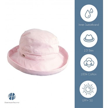 Scala Women's Medium Brim Cotton Hat - B7KZ3748X