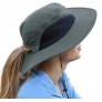 Solaris Wide Brim Sun Hat UPF 50+ Sun Protection Outdoor Hiking Gardening Hat for Women and Men - BMNFX55VV