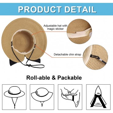 Verabella Sun Hats for Women UPF 50+ Women's Lightweight Foldable Packable Beach Sun Hat - B1K8FC4FY