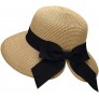 Verabella Sun Hats for Women UPF 50+ Women's Lightweight Foldable Packable Beach Sun Hat - B1K8FC4FY