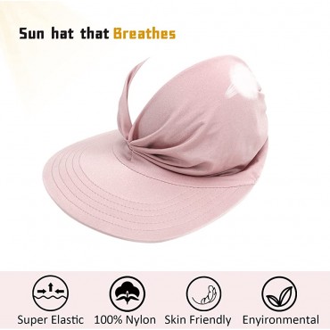 Women Sport Sun Visor Hats,Empty Top Baseball Sun Cap,Womens Sunhats with uv Protection,Sun Hats for Young Girls Women Beach - BR0U4ZNUD