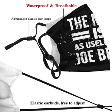 Let's Go Brandon FJB Reusable Face Mask with Filters for Men Women,Small-XX-Large - BT75WBNOW