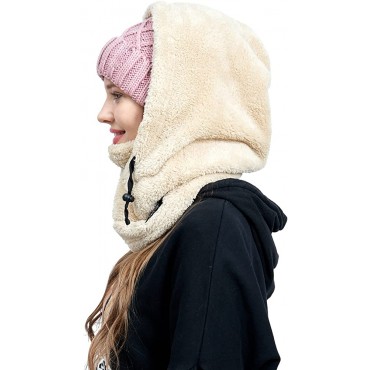Senllen Ski Mask Cold Weather Fleece Balaclava Wind-Resistant Winter Face Mask for Men and Women - BOVA76GOB
