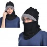 USHAKE Balaclava Women Face Mask-Winter Warm Ski Mask Fleece Neck Cover for Men& Women - BKJ7IRSA0