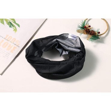 WYSUMMER 8PCS Scarves Bandanas Skull Face Tube Black Headband Motorcycle Multi Function Headwear Hat Scarf Ski Mask for Dust Outdoors Sports… - BYFHJTV00