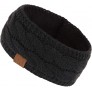 C.C Winter Fuzzy Fleece Lined Thick Knitted Headband Headwrap EarwarmerHW-20HW-33 - BUC2S7IAP