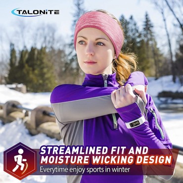 TALONITE Womens Ponytail Headband Fleece Ear Warmer 1 Pack 2 Pack 3 Pack Perfect for Winter Outdoor Sports Running - B5J9UT2MR