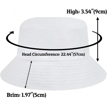 Custom Bucket Hat for Women Men Personalized Summer Sun Hat Fisherman Cap for Summer Travel Beach - B50C8BVG9