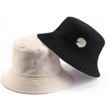 Daisy-Bucket-Hats Reversible Fisherman-Cap Packable Summer Sun ProtectionSize 7 1 8 - BP78XSZOW