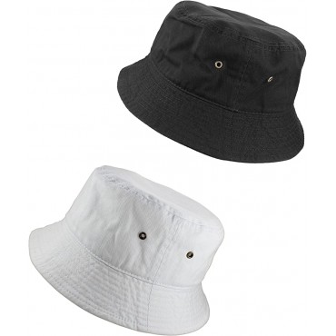 Gelante 100% Cotton Packable Fishing Hunting Summer Travel Bucket Cap Hat - BCNAYXJR6