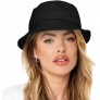 PODALOA Bucket Hat Reversible Summer Travel Beach Sun Hat Cotton Fishman Cap for Women Men Teens Plain Style UPF 50+ - BDC3F9SIG