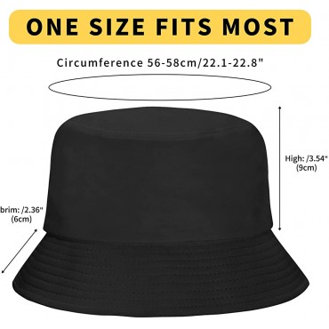 Rosoz 2 Pack Bucket Hat for Women Men Summer Travel Beach Sun Hat Outdoor Cap Unisex Bucket Hats - B8PX4PIQB