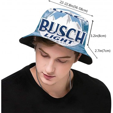 Unisex Cool Beer Beach Travel Bucket Hats for Men Women Summer Outdoor Fishing Hat Fashion Packable Sun Hat - B8HIWZH01