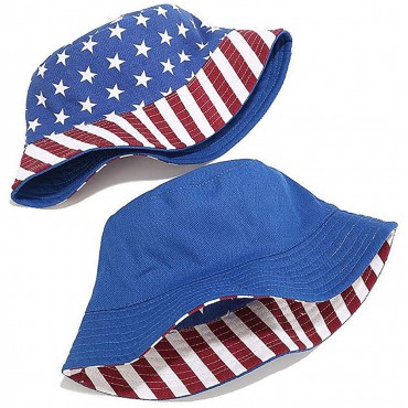 XYIYI Cute Bucket Hat Beach Fisherman Hats for Women Reversible Double-Side-Wear - B51JWAFD4