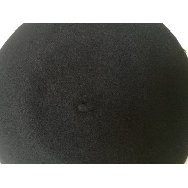 AQiHuan Wool Beret Hat with Pretty Metal Ladybug for Women - B8GE0GXH3