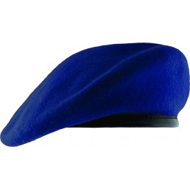 Unlined Beret with Leather Sweatband - BJX2KPHJN