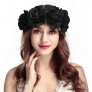 Day Of The Dead Headband Halloween Floral Headband Wedding Rose Flower Crown - BMUY5ZT13