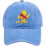Concept One Disney's Winnie The Pooh with Honey Pot Embroidered Cotton Adjustable Dad Hat with Curved Brim - BKGM8X1BK