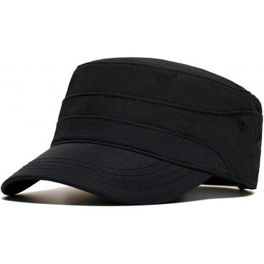 COOLSOME Military Hat Army Cap Basic Daily Wear Breathable Quick Dry Cadet Style - B9VL2HL2M