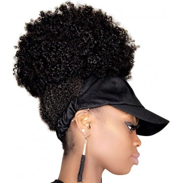 CurlCap Natural Hair Backless Cap – Satin Lined Baseball Hat for Women - BLJVUI8SO