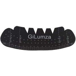 Gilumza Upgrade 4pk Black Baseball Caps Inserts Strip Crown Flexible & Long Lasting Hat Shaper Plastic Hat Liner Support for Snapback Caps Fitted Caps Ball Sports Caps and More 4 PK - BU762CQST