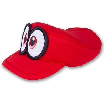 MAPLECOS Super Odyssey Red Hat 3D Raised Eyes Cappy Cap - BOGN6UOSQ
