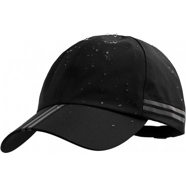 Men Waterproof Baseball Cap Reflective Outdoor Cap for Women's UPF 50+ Unstructured Sport Running Hat - BZCRTI6R2