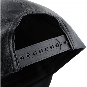 Samtree Unisex Baseball Cap,Adjustable PU Leather Corduroy Sun Protection Sport Hat - BPNECRHAT