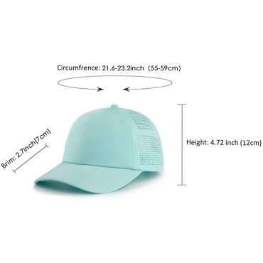 Women Quick Drying Baseball Cap Sun Hats Mesh Lightweight UV Protection for Outdoor Sports Multiple Colors - BU87W8CUV