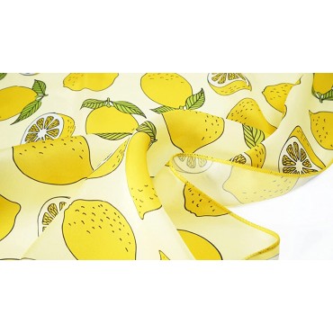 GERINLY Cute Bandana for Women Fruits Printed Square Hair Scarf Headband Summer Accessories - BKJ49ULXR