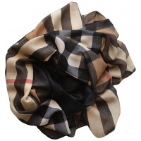 JERLA Women's Scarves Lady Light Soft Fashion Solid Scarf Wrap Shawl plaid scarf - BEHYYJ423